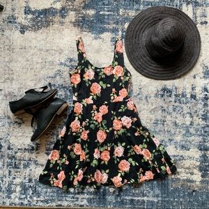 Pink Roses Summer Dress
